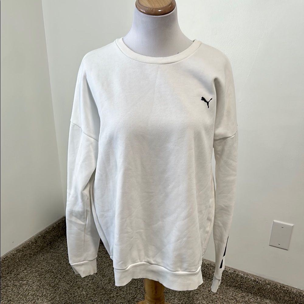 Puma White Sweatshirt